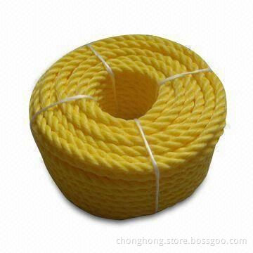 3 Strands PP Color Rope, Made of Virgin Material and Customized Colors Available